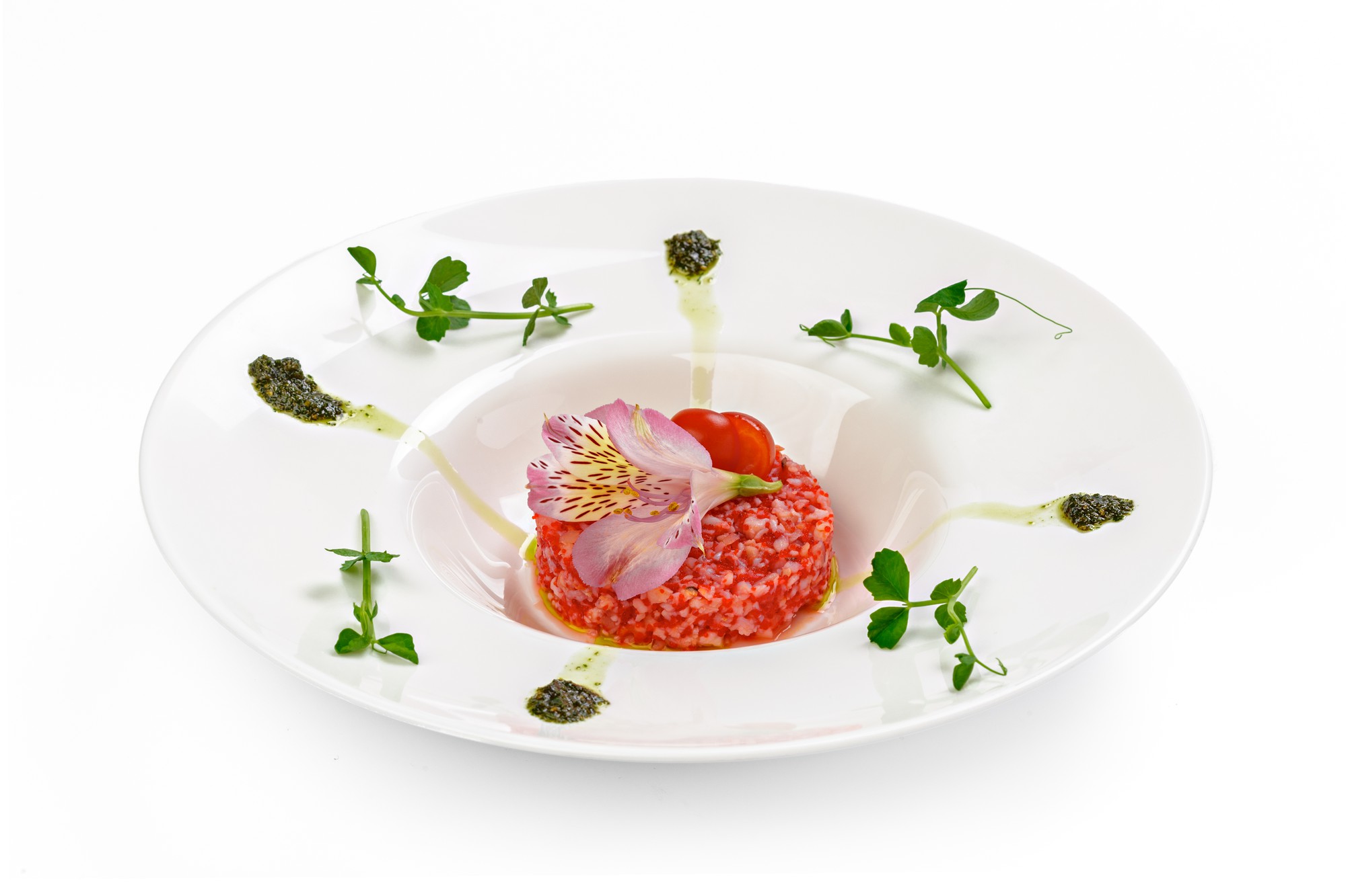 Dettaglio impiattamento moderno