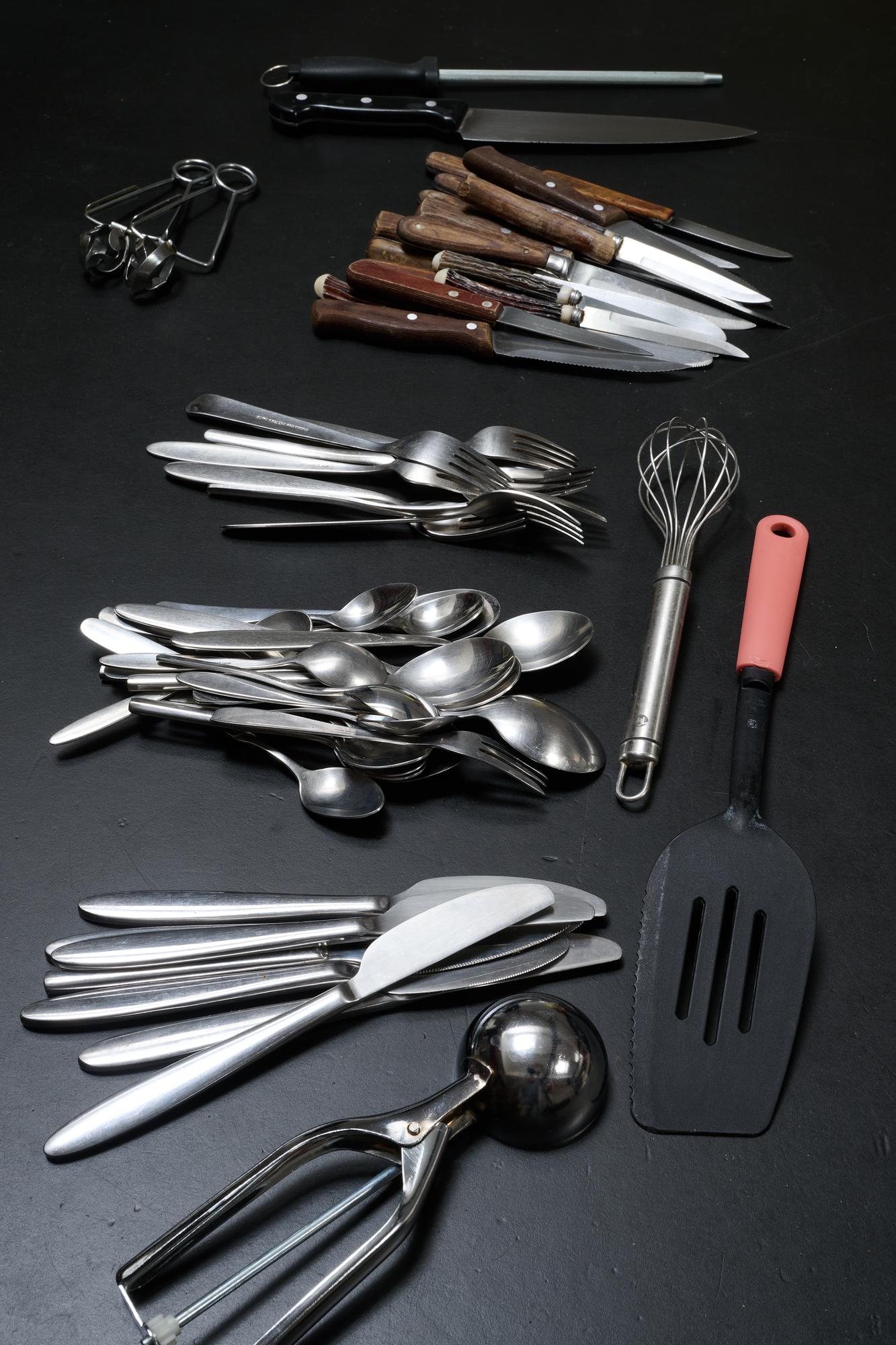 Raccolta attrezzi da cucina professionali